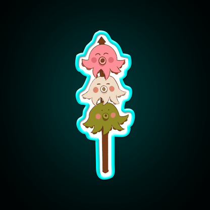 Octopus Dango Snack Food Led Neon Sign Rgb Color - Shineneon