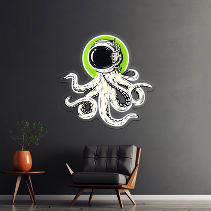 Octopus In Space Wall Artwork Neon Signs