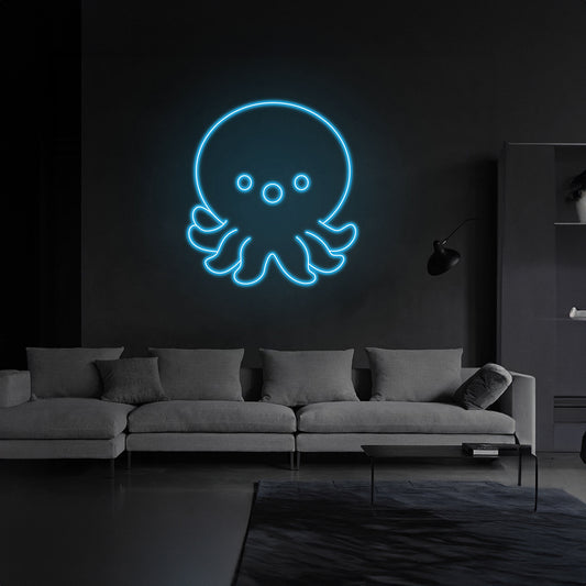 Octopus Neon Sign