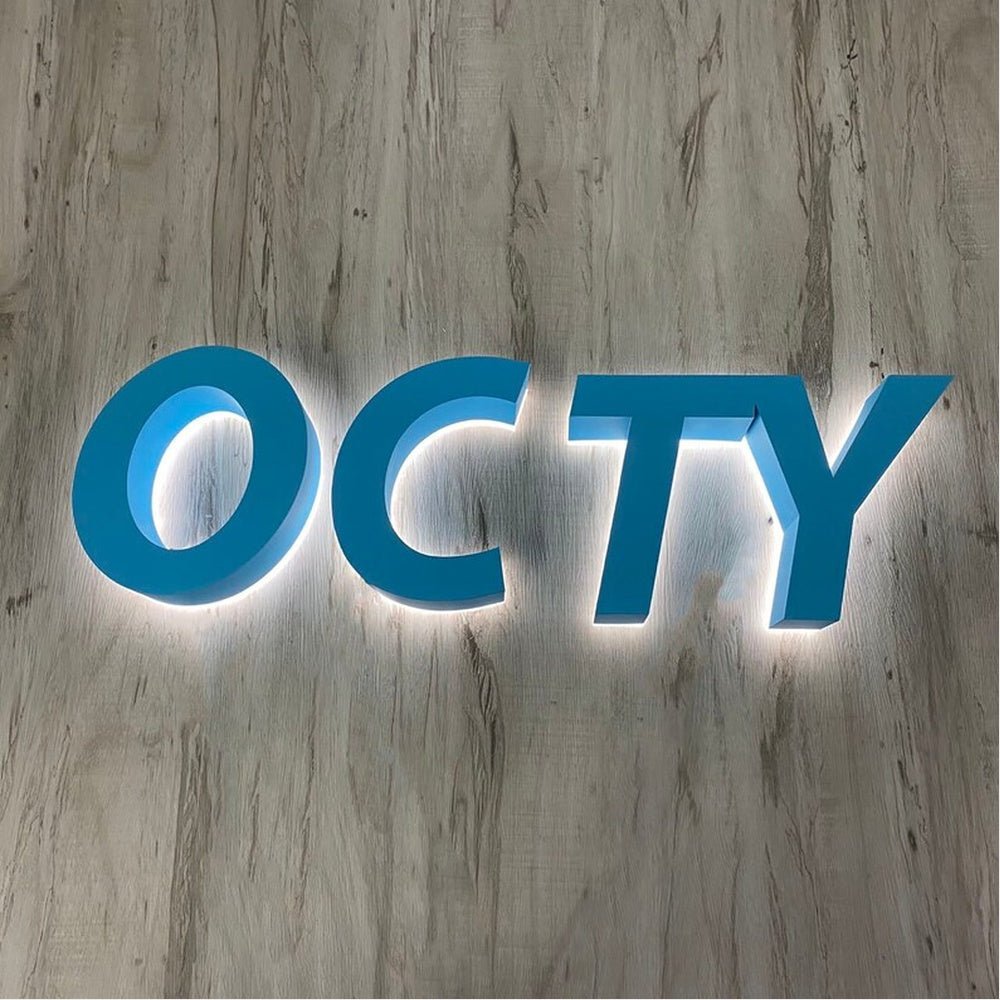 Octy 3D Backlit Channel Letters Led Light Sign - Shineneon