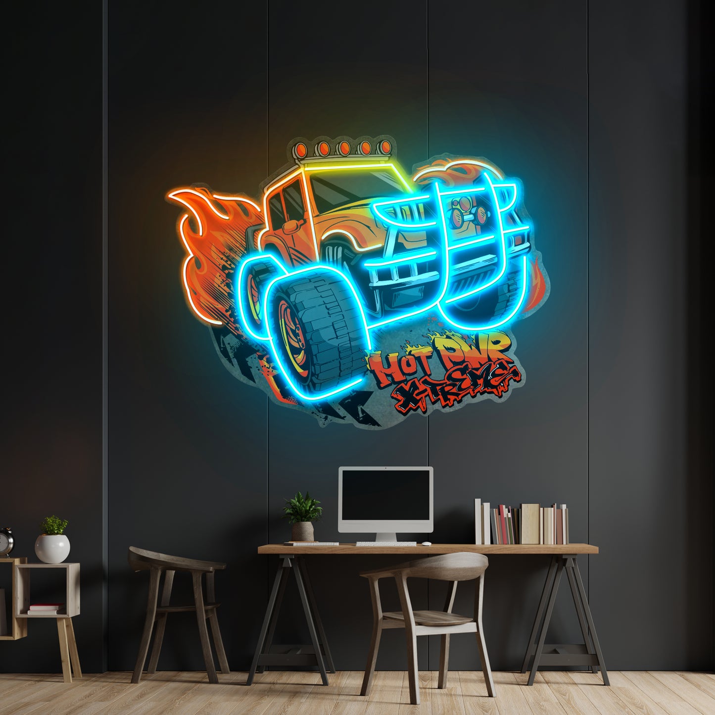 Off Road Truck With Hot Power Extreme Led Neon Sign Light Custom Led Signs