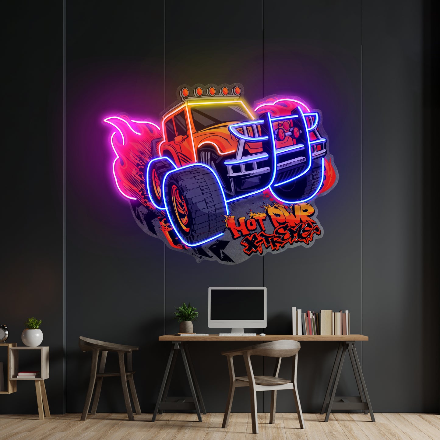 Off Road Truck With Hot Power Extreme Led Neon Sign Light Custom Led Signs