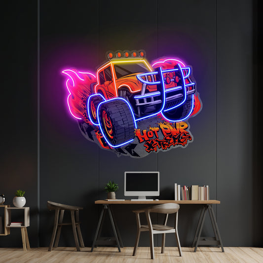 Off Road Truck With Hot Power Extreme Led Neon Sign Light Custom Led Signs