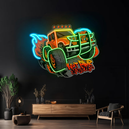 Off Road Truck With Hot Power Extreme Led Neon Sign Light Custom Led Signs