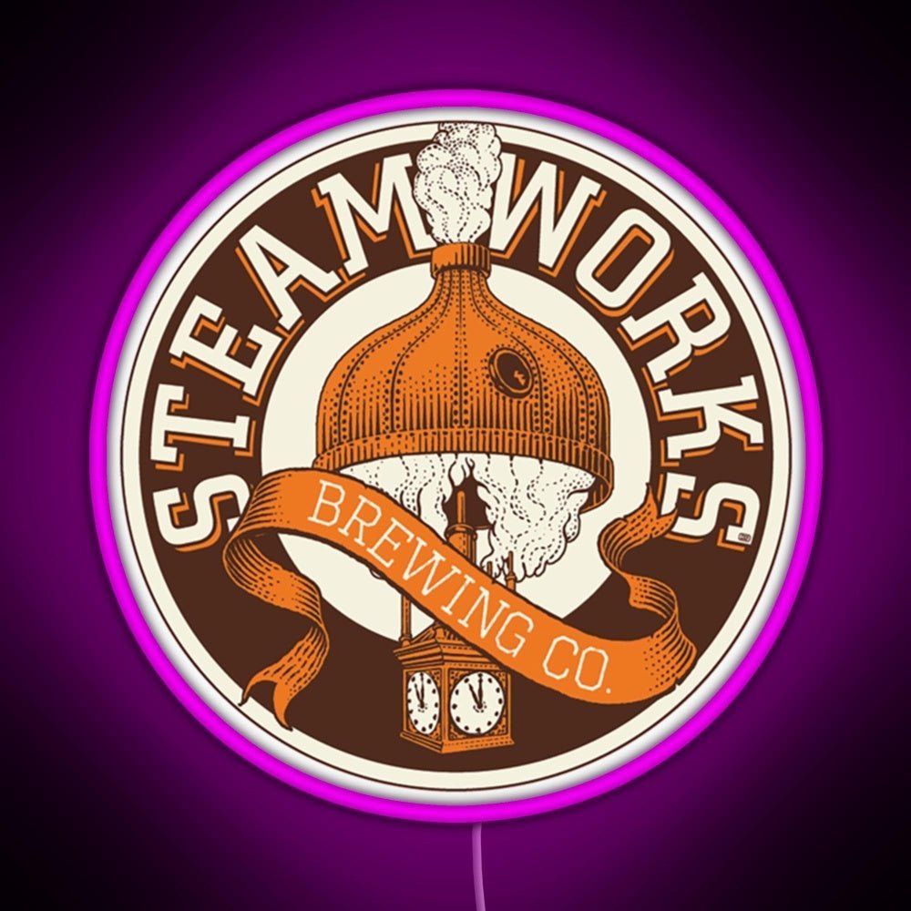 Offcial Brewing Steamworks Rgb Led Neon Sign Pop Wall Art - Shineneon