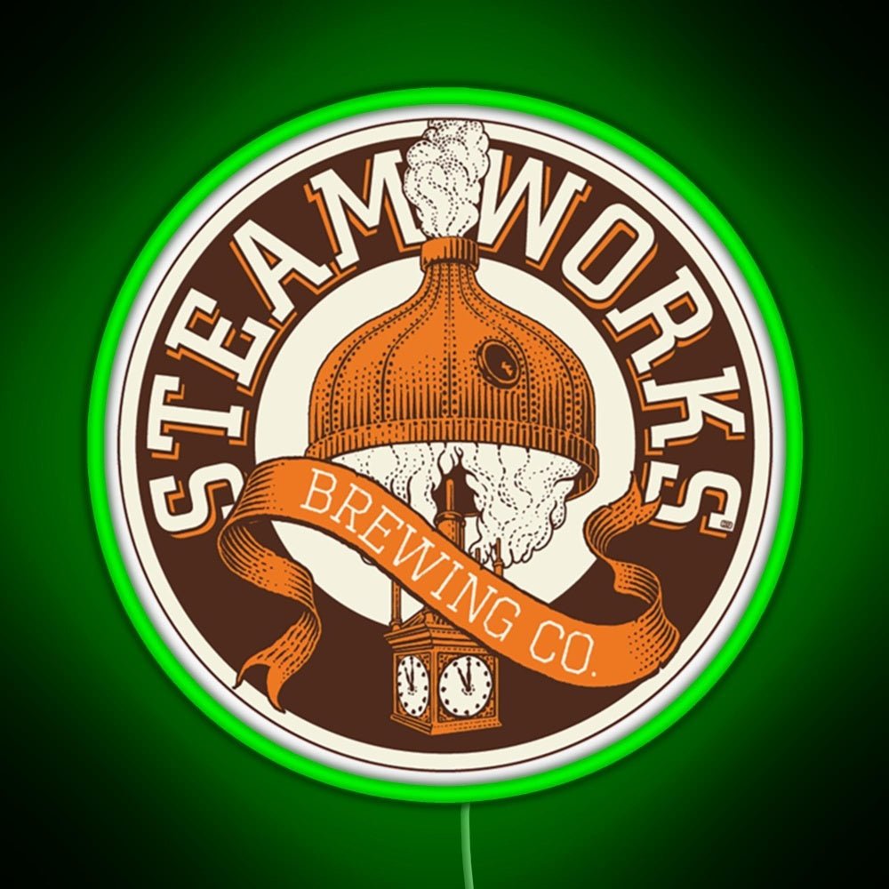 Offcial Brewing Steamworks Rgb Led Neon Sign Pop Wall Art - Shineneon