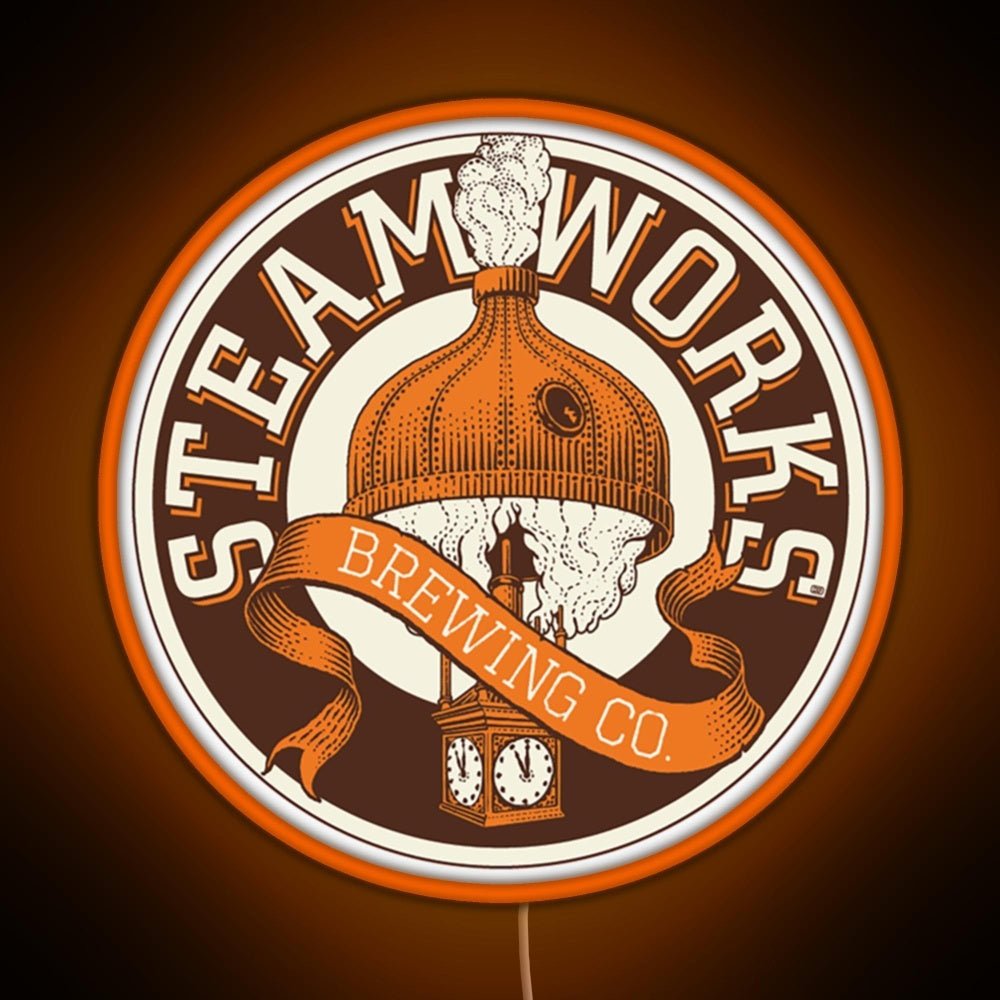 Offcial Brewing Steamworks Rgb Led Neon Sign Pop Wall Art - Shineneon