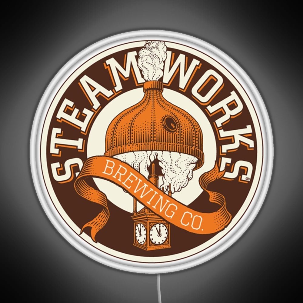 Offcial Brewing Steamworks Rgb Led Neon Sign Pop Wall Art - Shineneon