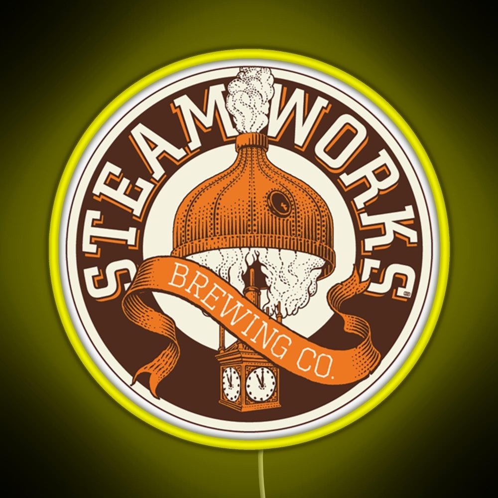 Offcial Brewing Steamworks Rgb Led Neon Sign Pop Wall Art - Shineneon