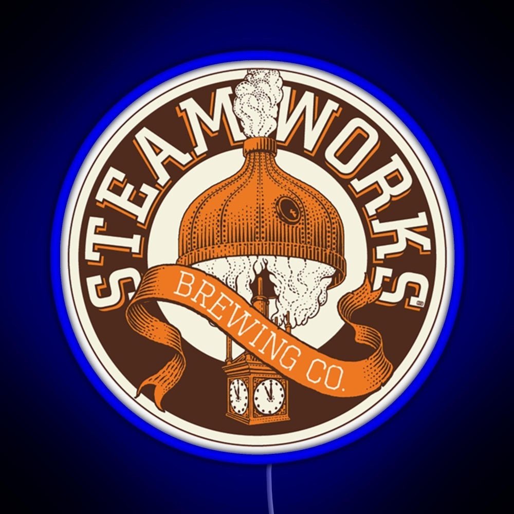 Offcial Brewing Steamworks Rgb Led Neon Sign Pop Wall Art - Shineneon