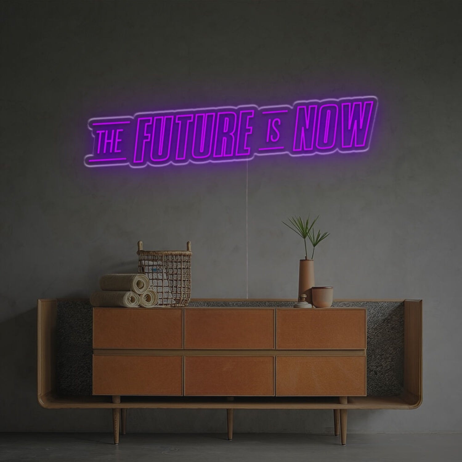 Office Bar And Events The Future Is Now Led Neon Sign | Shineneon