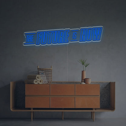 Office Bar And Events The Future Is Now Led Neon Sign | Shineneon