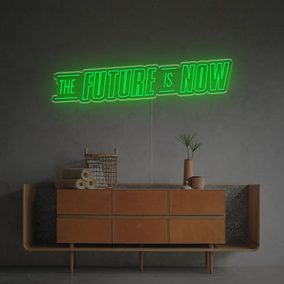 Office Bar And Events The Future Is Now Led Neon Sign | Shineneon