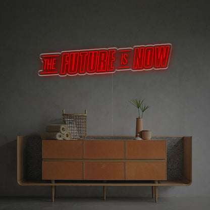 Office Bar And Events The Future Is Now Led Neon Sign | Shineneon