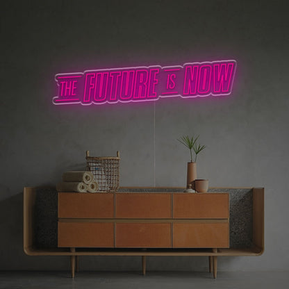 Office Bar And Events The Future Is Now Led Neon Sign | Shineneon