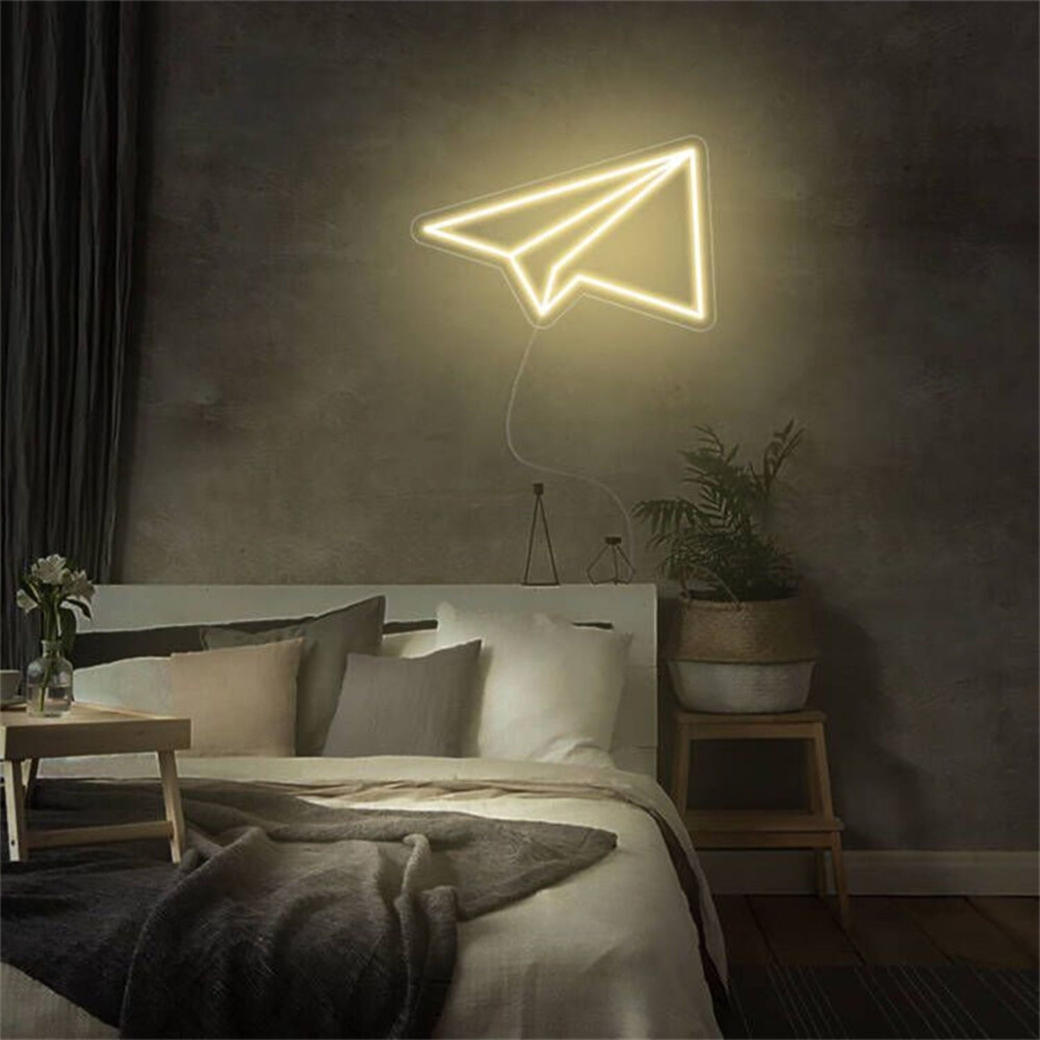 Office Kids Room Mini Paper Plane Led Neon Sign | Shineneon