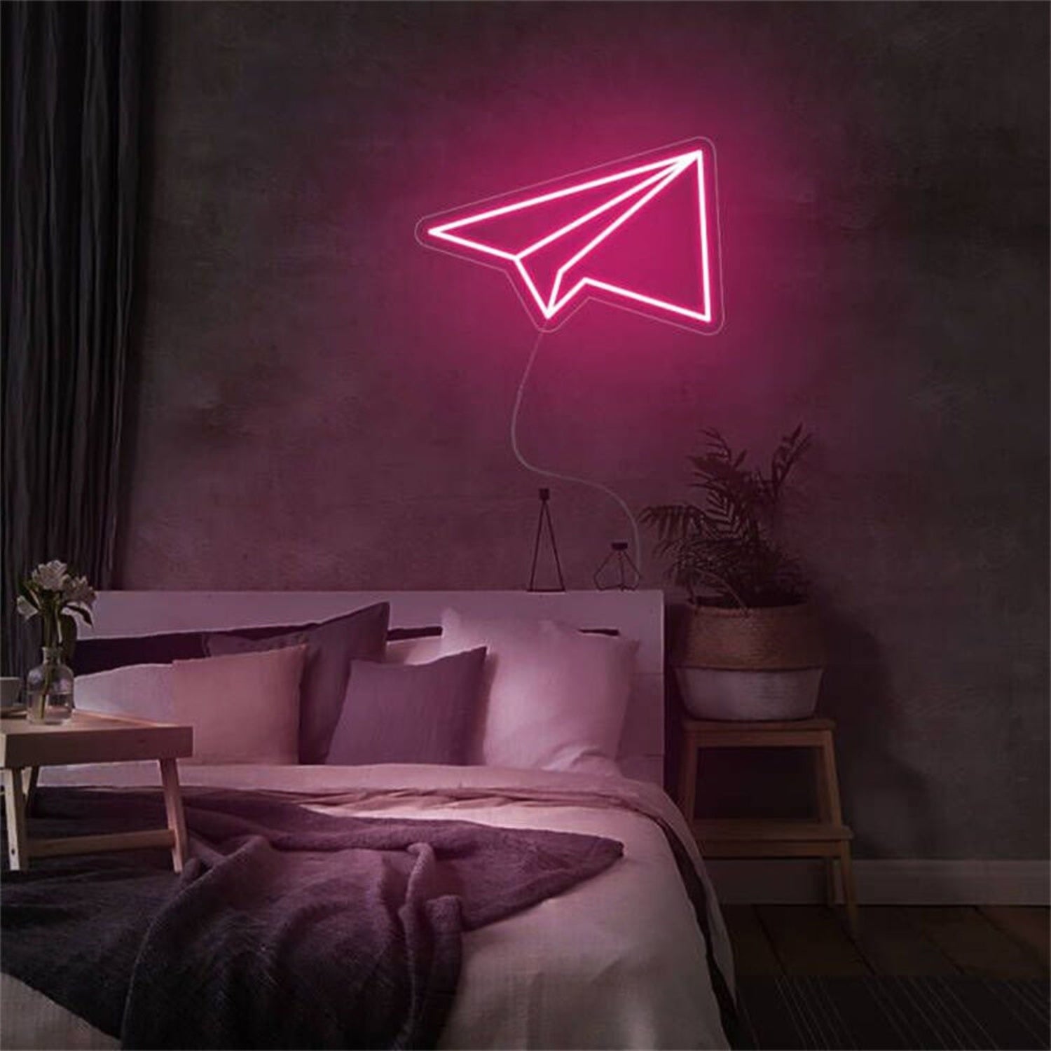 Office Kids Room Mini Paper Plane Led Neon Sign | Shineneon