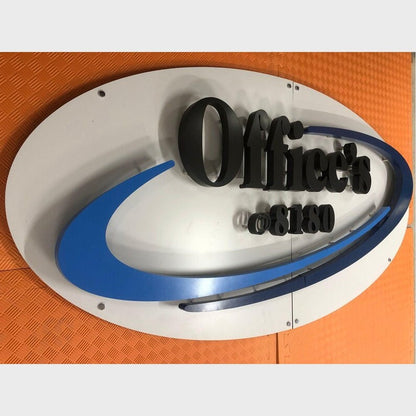 Offices 8180 Logo 3D Backlit Channel Letters Led Light Sign - Shineneon