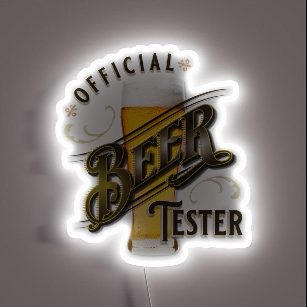 Official Beer Tester Rgb Led Neon Sign - Shineneon