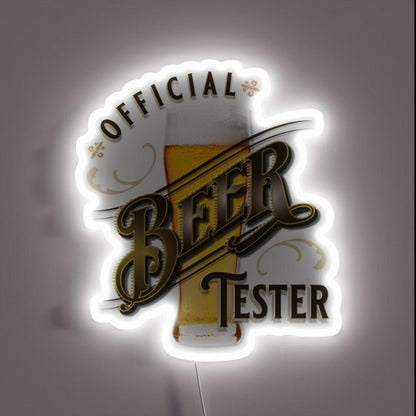 Official Beer Tester Rgb Led Neon Sign - Shineneon