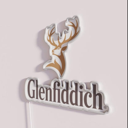 Official Glenfiddich Merchandise Classic Rgb Led Neon Sign - Shineneon