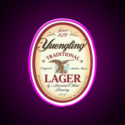 Official Merchandise Yuengling Lager Party Drink Tequila Led Neon Sign Rgb Color - Shineneon