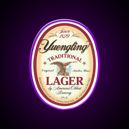 Official Merchandise Yuengling Lager Party Drink Tequila Led Neon Sign Rgb Color - Shineneon
