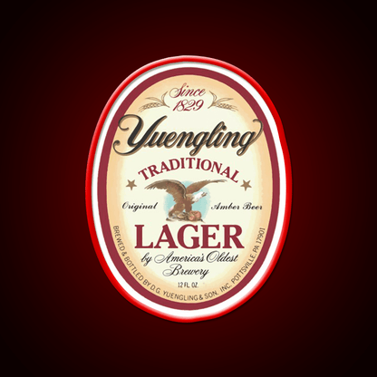 Official Merchandise Yuengling Lager Whiskey Drink Bar Led Neon Sign Rgb Color - Shineneon