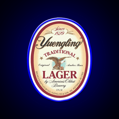 Official Merchandise Yuengling Lager Whiskey Drink Bar Led Neon Sign Rgb Color - Shineneon