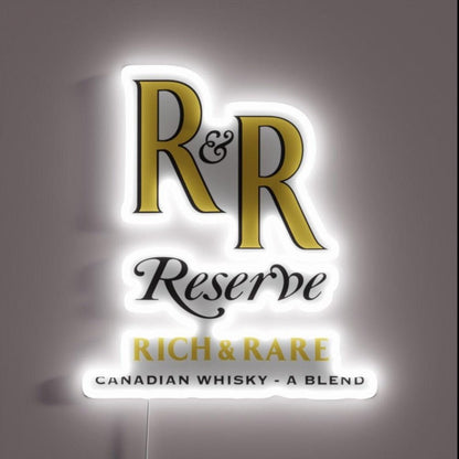 Official Rich And Rare Reverse Drink Rgb Led Neon Sign - Shineneon