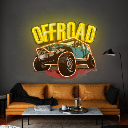 Offroad Adventure Car Led Neon Sign Light Custom Led Signs - Shineneon
