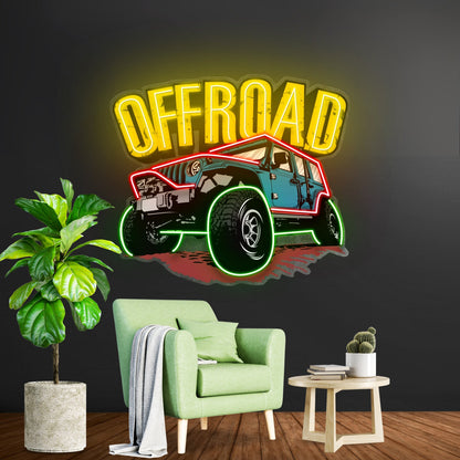 Offroad Adventure Car Led Neon Sign Light Custom Led Signs - Shineneon