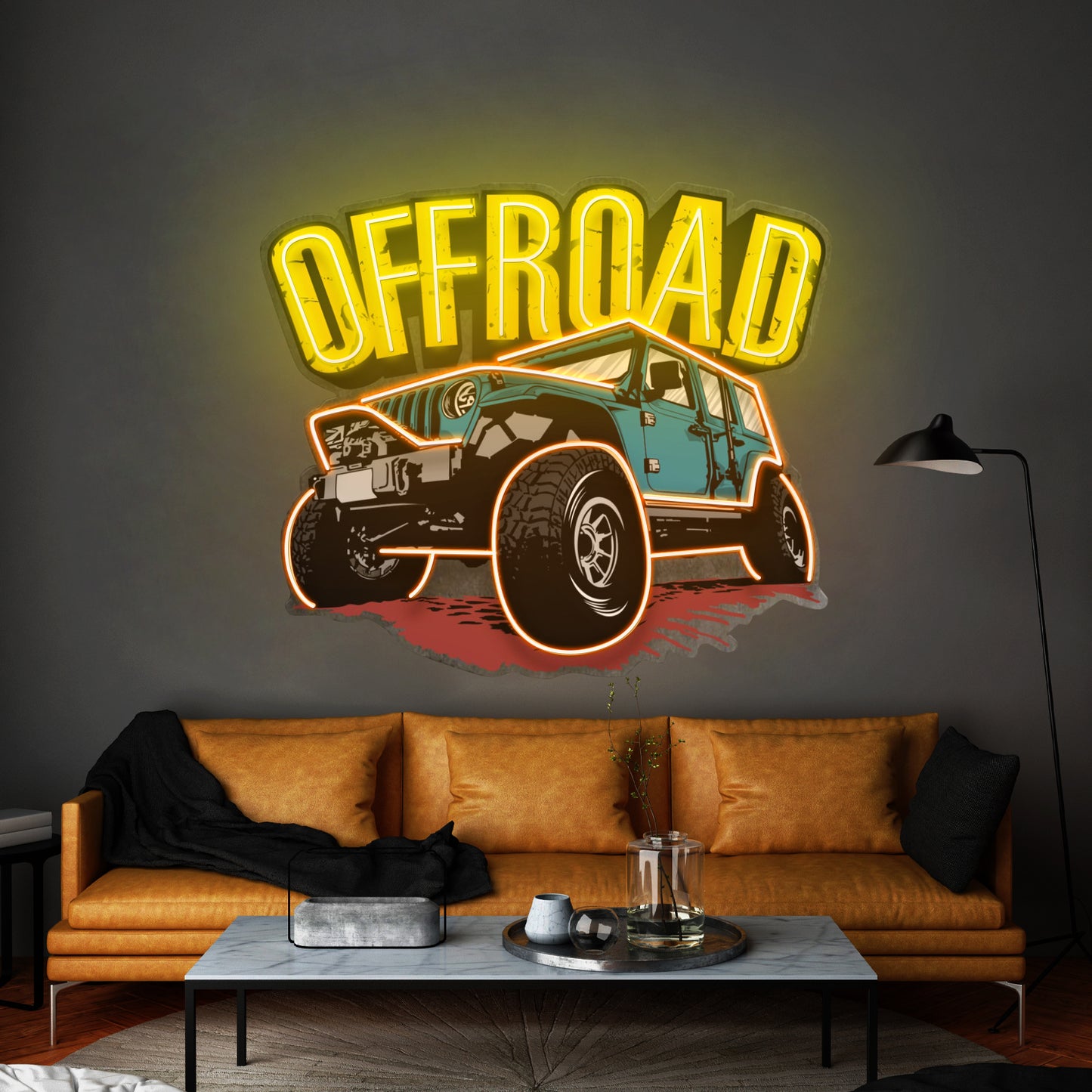 Offroad Adventure Car Led Neon Sign Light Custom Led Signs