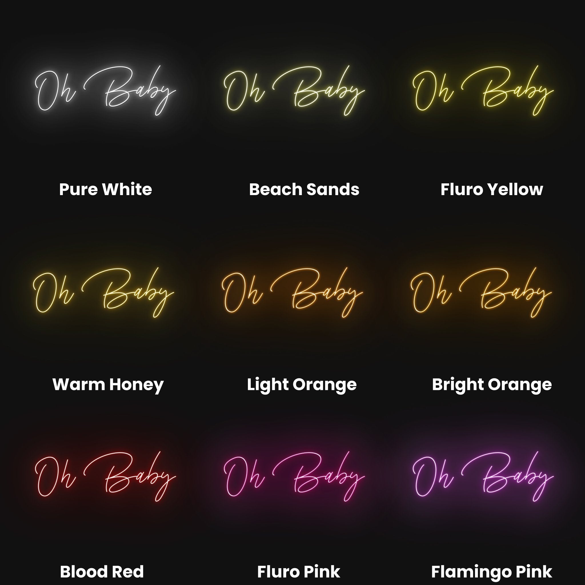 Oh Baby Led Neon Sign | Shineneon