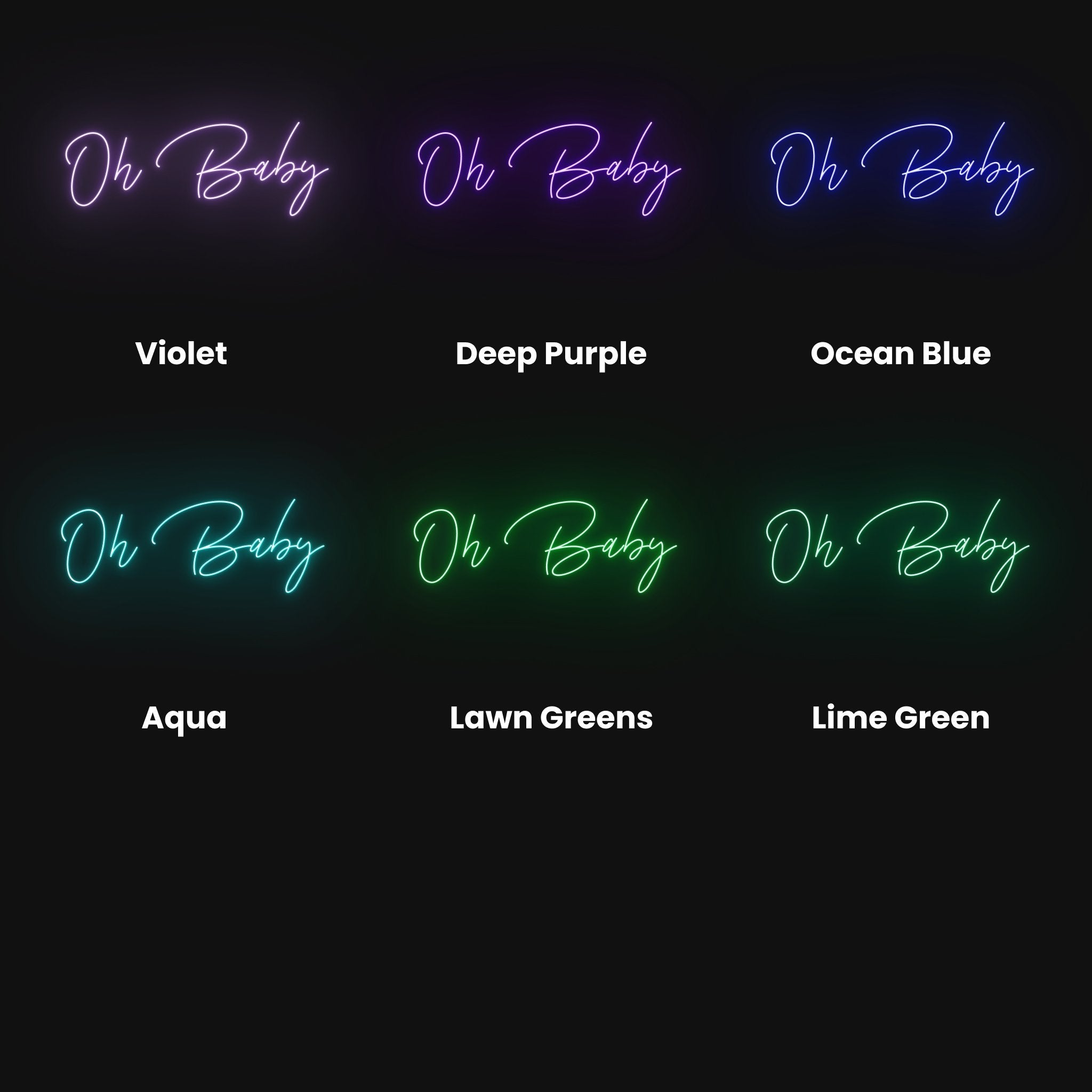 Oh Baby Led Neon Sign | Shineneon