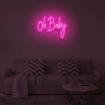 Oh Baby Led Neon Sign For Wall Decor | Shineneon