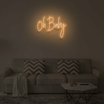 Oh Baby Led Neon Sign For Wall Decor | Shineneon