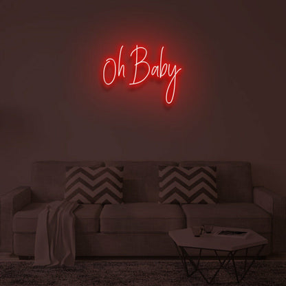 Oh Baby Led Neon Sign For Wall Decor | Shineneon