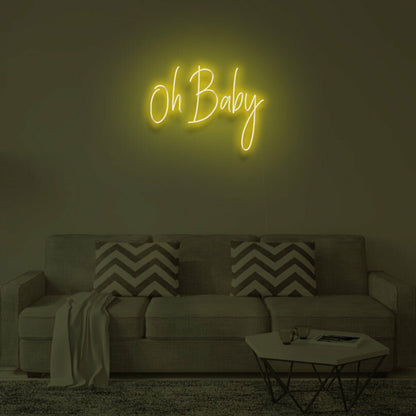 Oh Baby Led Neon Sign For Wall Decor | Shineneon