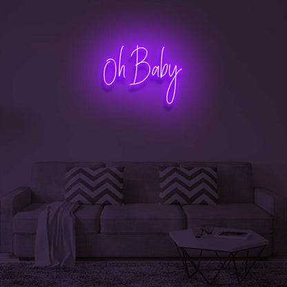 Oh Baby Led Neon Sign For Wall Decor | Shineneon