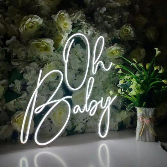 Oh Baby Led Sign Business Neon Signs Wall Art