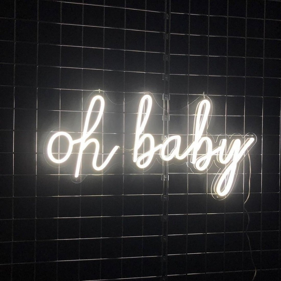Oh Baby Led Sign Business Neon Signs Wall Art Decor - Shineneon