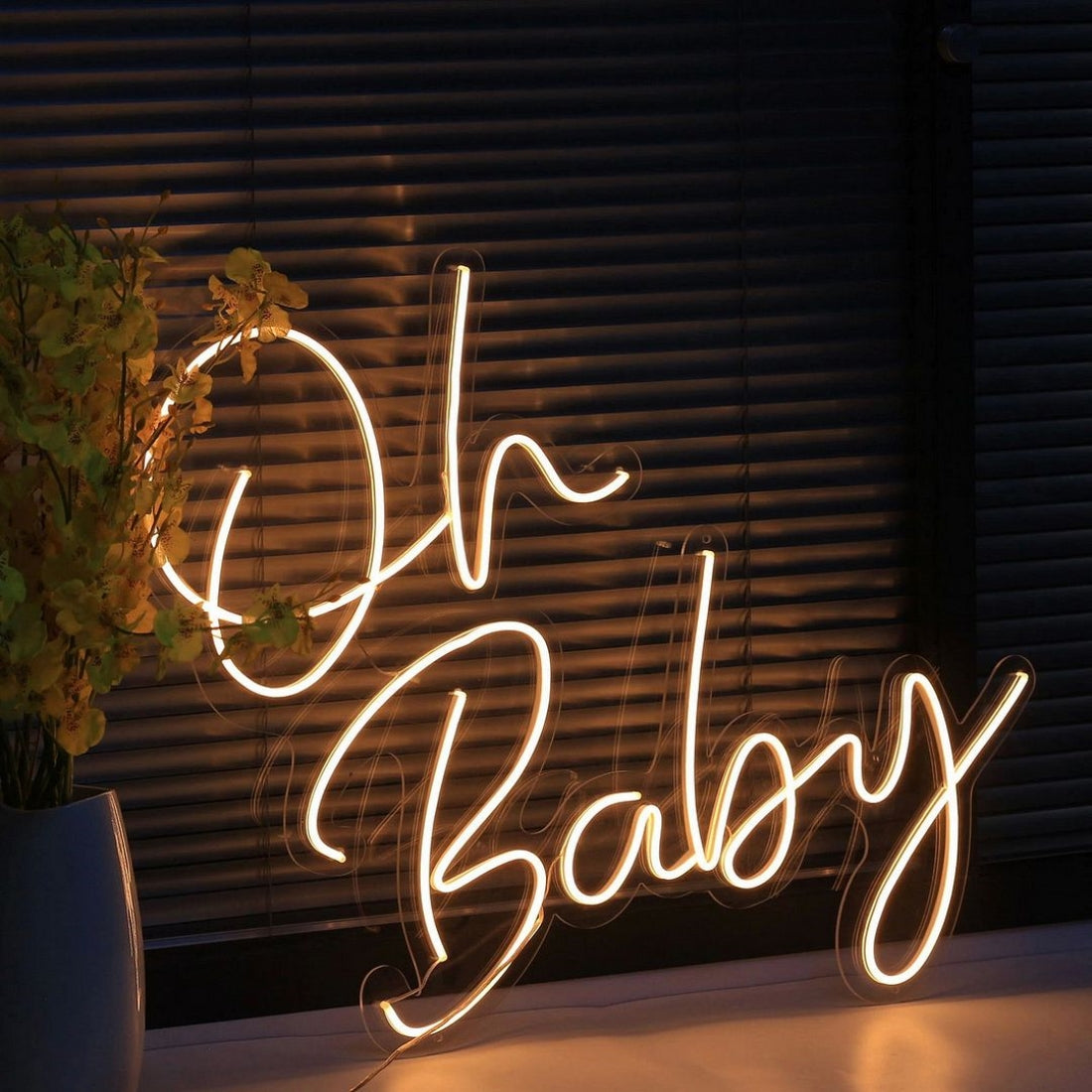 Oh Baby Led Sign Business Neon Signs Wall Decors