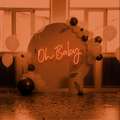 Oh Baby Neon Excitement For New Beginnings | Shineneon