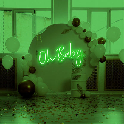 Oh Baby Neon Excitement For New Beginnings | Shineneon