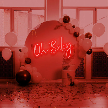 Oh Baby Neon Excitement For New Beginnings | Shineneon