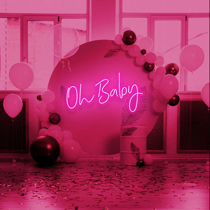 Oh Baby Neon Excitement For New Beginnings | Shineneon