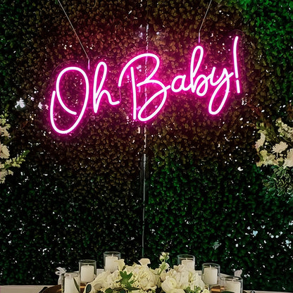 Oh Baby Neon Sign For Sweet Surprises | Shineneon