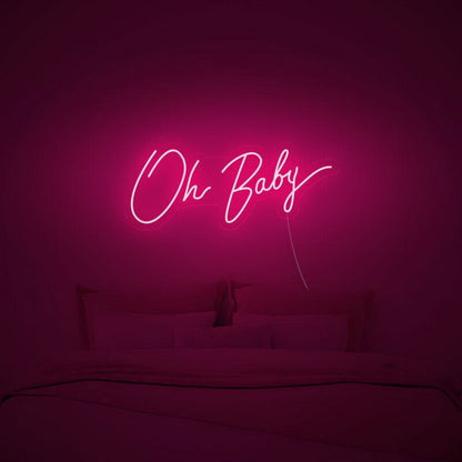 Oh Baby Neon Sign Perfect For Baby Showers And Nurseries | Shineneon
