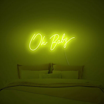 Oh Baby Neon Sign Perfect For Baby Showers And Nurseries | Shineneon